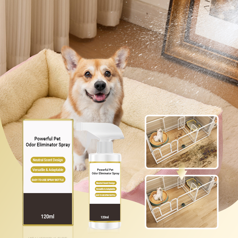Krachtige geurverwijderaarspray voor huisdieren