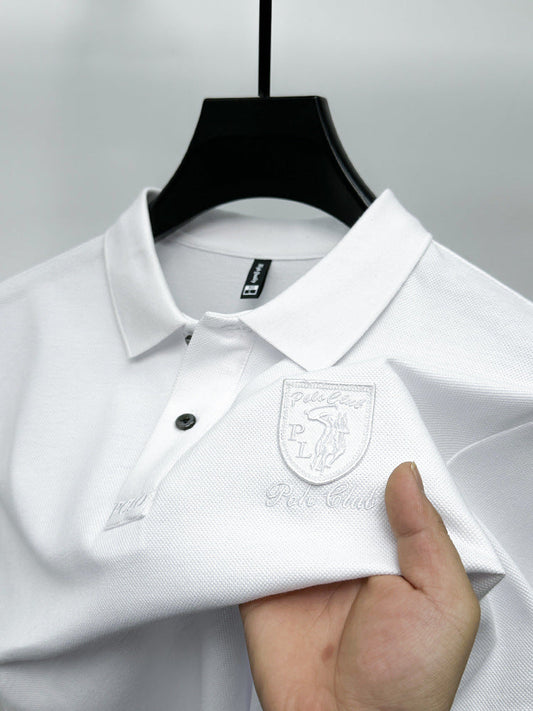 Heren casual business revers korte mouw T-shirt