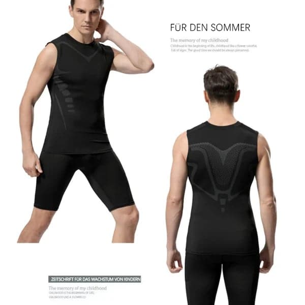 🎉 Ionische shapewear vest – Compressie en verkoeling – Body contouring en mouwloos – Onzichtbaar onder kleding 🕶️