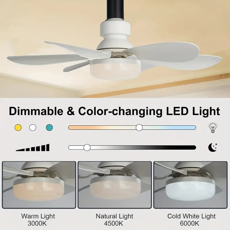 🏆LAATSTE DAG AANBIEDING 50% KORTING🔥SmartBreez™ 40W LED-plafondventilator met verlichting – 52 cm, ultrastil met afstandsbediening 🎯 | E27 + GRATIS B22-adapter 🔌 | Voor de slaapkamer 😴, keuken 👩‍🍳 en garage 🛠️