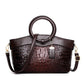 🔥 2025 Hot Salg 🔥 Stor Capacity Vintage Luxury Crocodile Leather Vintage Handbag