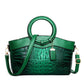 🔥 2025 Hot Salg 🔥 Stor Capacity Vintage Luxury Crocodile Leather Vintage Handbag