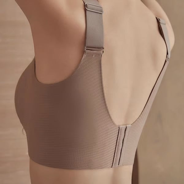 🎁Koop 1, krijg 3 pakketten💕Dames rib-kousen beha push-up draadloos & verstelbaar🌸