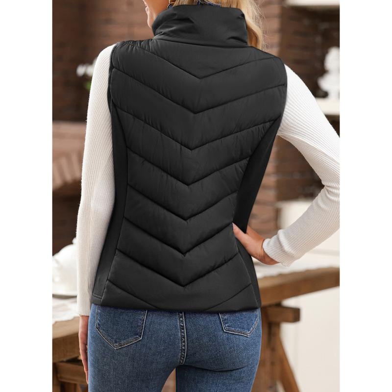 ⏰Hot Sale-Puffer Vest Vrouwen Mouwloze Zip Up Bovenkleding