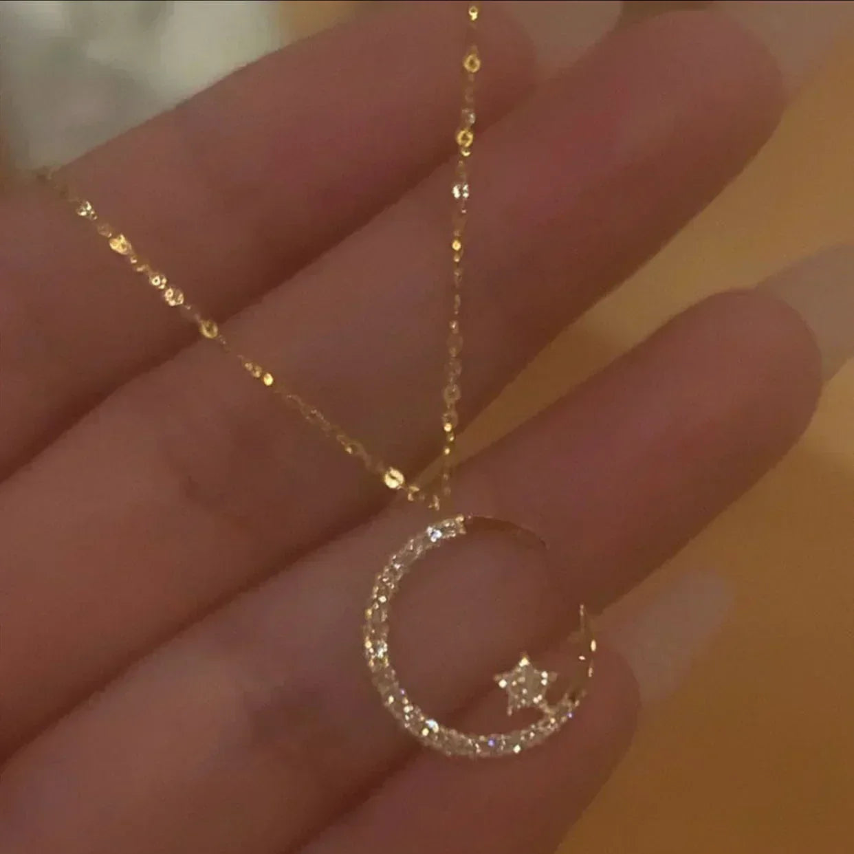 💕49% korting💕Bright Night: Maanster-ketting🌙