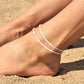 🥰Dainty Gelaagd Waterdicht Enkelbandje Voor