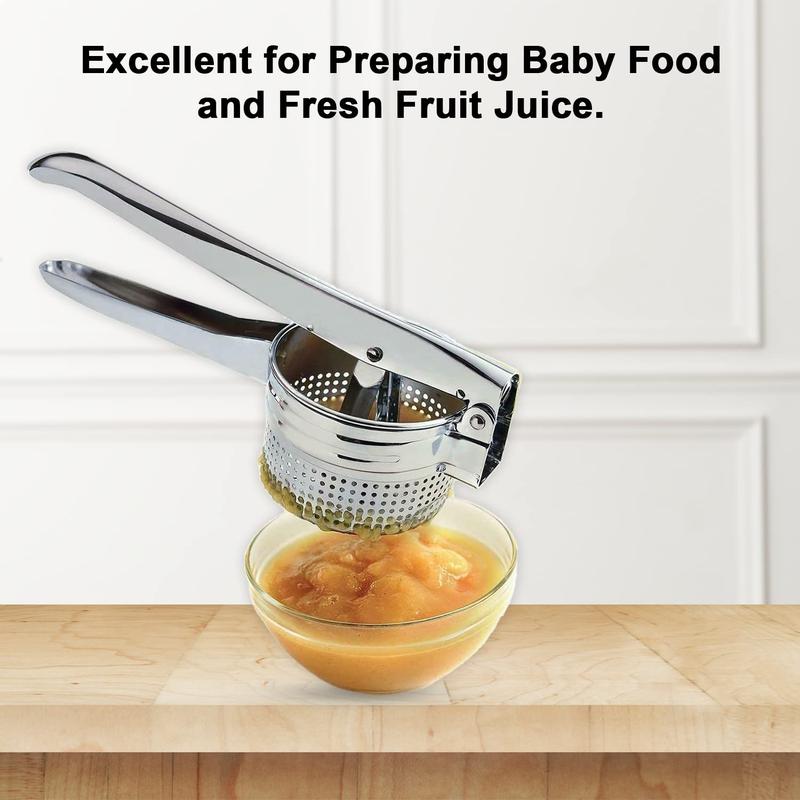 AEX Multifunctionele roestvrijstalen aardappel-, sap- en voedselpers