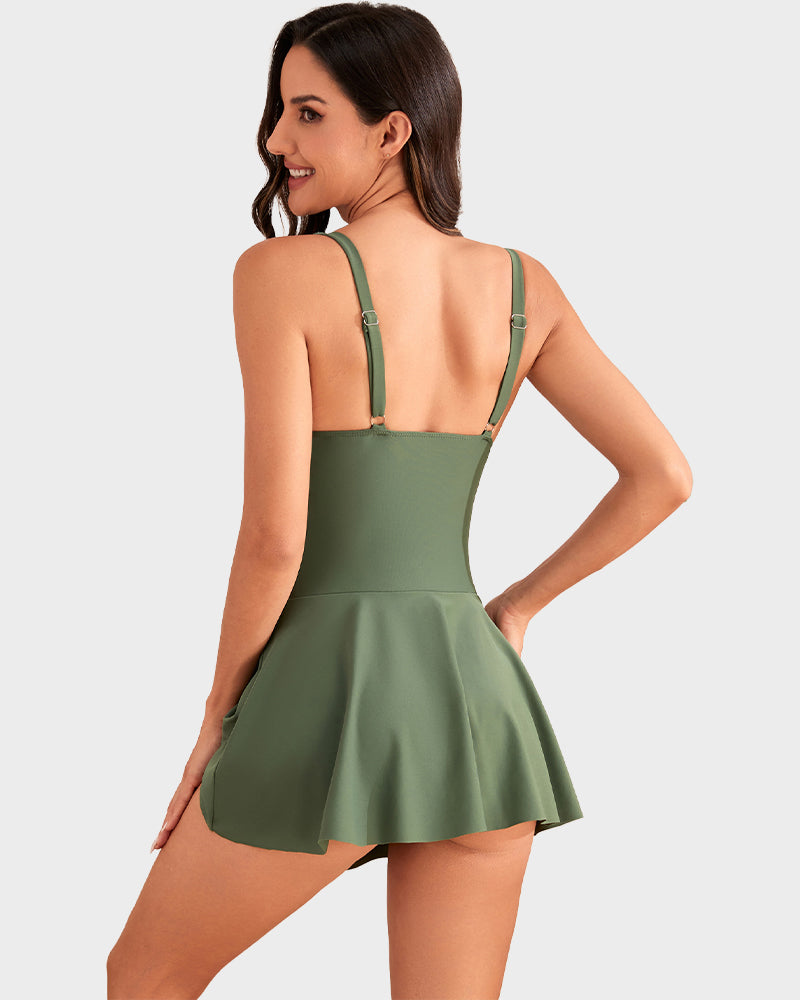 👙Laatste kans: 50% KORTING💃Eenstuks badpak voor dames met buikcontrole en knoopsluiting