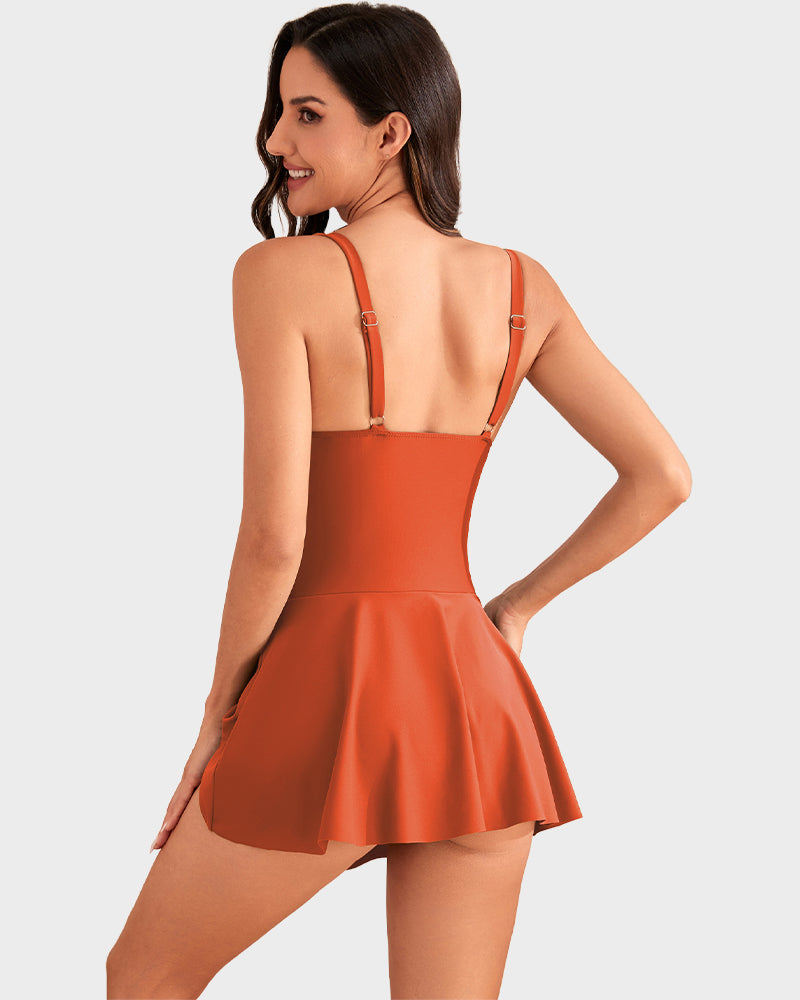 👙Laatste kans: 50% KORTING💃Eenstuks badpak voor dames met buikcontrole en knoopsluiting