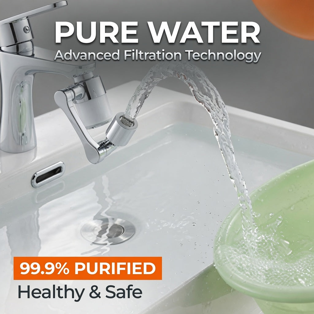 🚰360° draaibare multifunctionele kraan – Kleine upgrade. Groot verschil✨