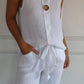 💝V-hals mouwloze casual top voor dames