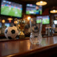 ⚽️Populair tijdens het WK🎉Craftbierglas in de vorm van een voetbal