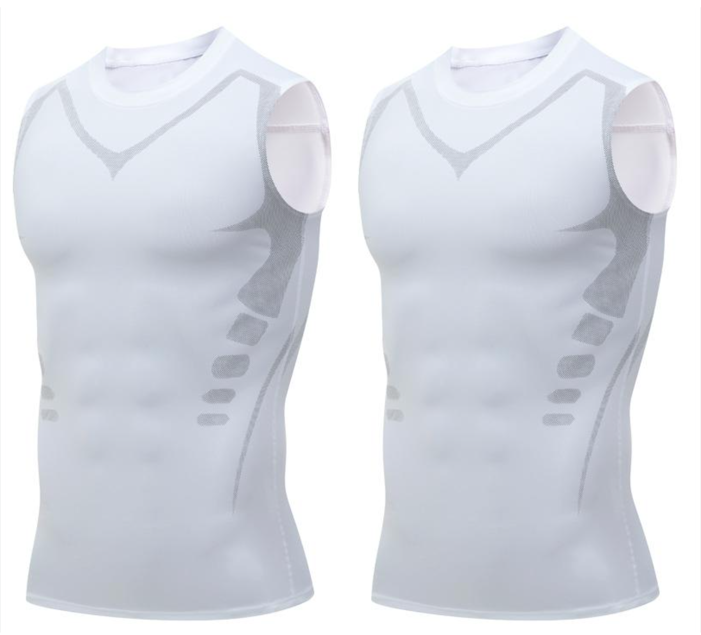🎉 Ionische shapewear vest – Compressie en verkoeling – Body contouring en mouwloos – Onzichtbaar onder kleding 🕶️