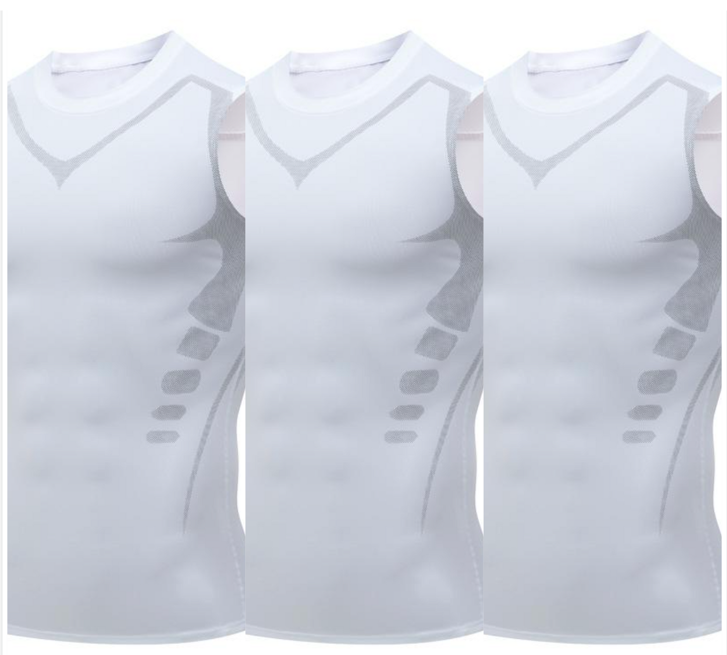 🎉 Ionische shapewear vest – Compressie en verkoeling – Body contouring en mouwloos – Onzichtbaar onder kleding 🕶️