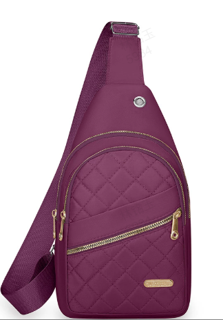 🏆️Anti-diefstal borduurwerk effen kleur crossbody tas voor dagelijks reizen