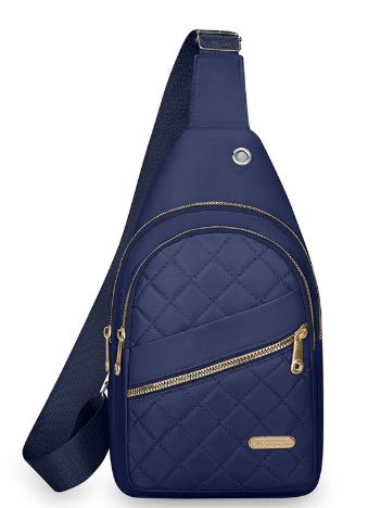 🏆️Anti-diefstal borduurwerk effen kleur crossbody tas voor dagelijks reizen