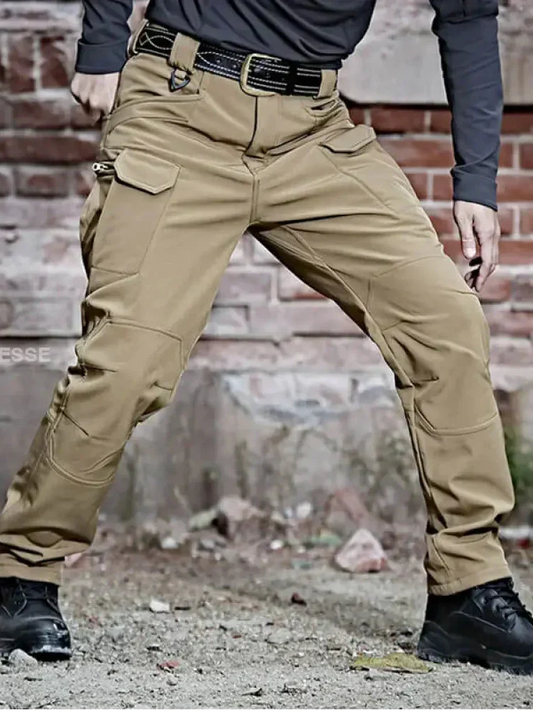 Black Friday-rea 🔥Soft Shell vattentäta vandringsvinter taktiska byxor för män