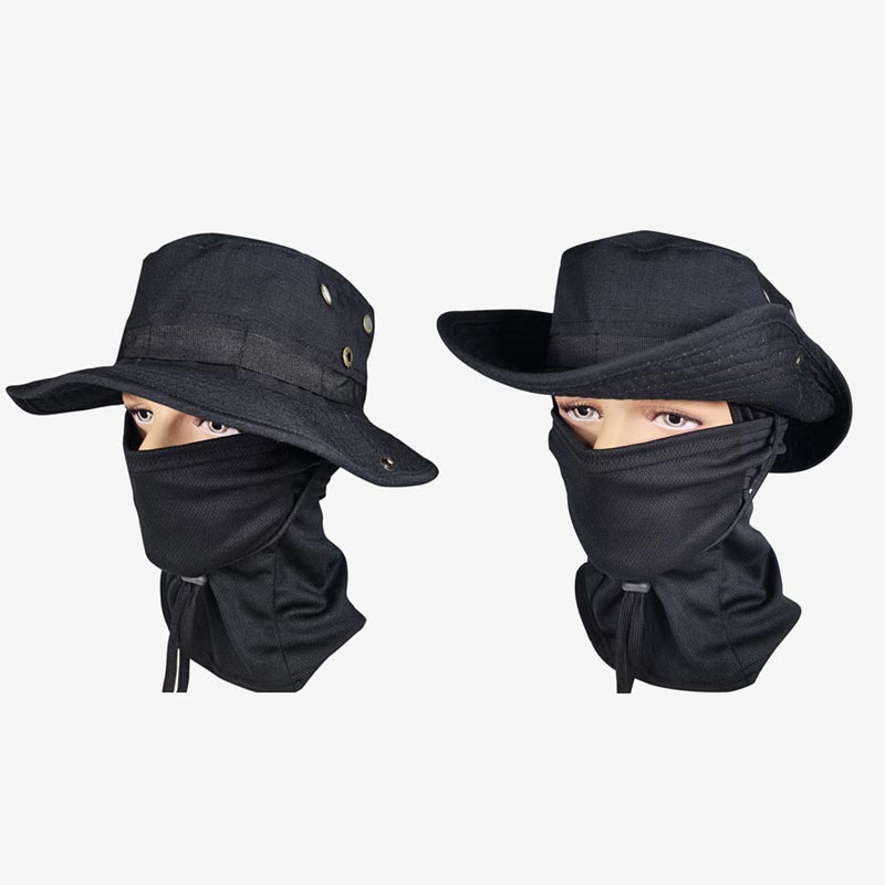 🎁2026 Nieuw binnen 48% KORTING💥2-in-1 camouflage vissershoed en masker nek wrap