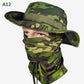 🎁2026 Nieuw binnen 48% KORTING💥2-in-1 camouflage vissershoed en masker nek wrap
