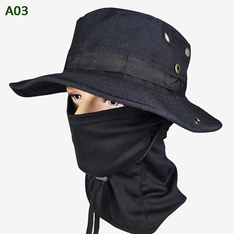 🎁2026 Nieuw binnen 48% KORTING💥2-in-1 camouflage vissershoed en masker nek wrap