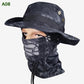 🎁2026 Nieuw binnen 48% KORTING💥2-in-1 camouflage vissershoed en masker nek wrap