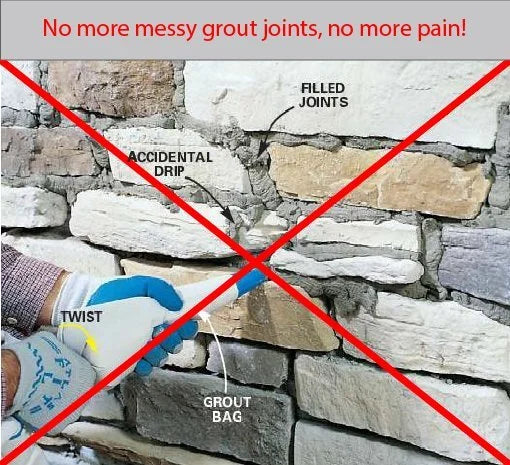 Cement Kalk Spuitpistool (4 stuks mondstuk)
