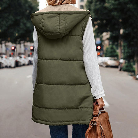 🔥Omkeerbaar herfstvest voor dames, mouwloos jasje van imitatie fleece