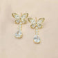 Zircon Butterfly Oorbellen - Geweldig cadeau