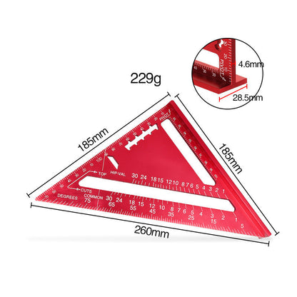 Tri-square Line Scriber Saw Guide For Carpenter (trekvadratlinje)