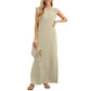 👗49% korting🔥 Kreukvrije casual jurk voor dames met splitzoom