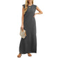 👗49% korting🔥 Kreukvrije casual jurk voor dames met splitzoom