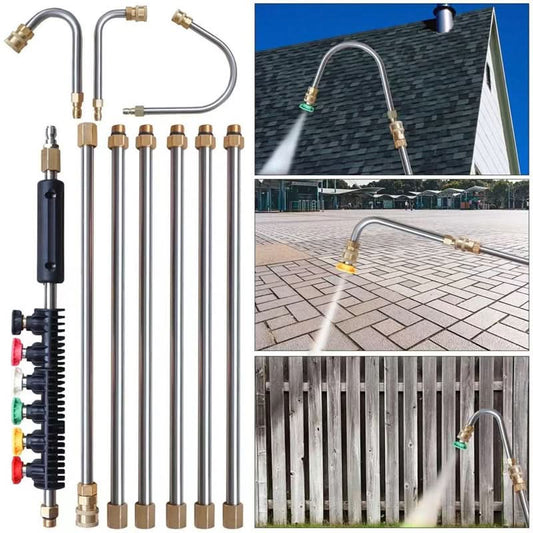 💥【PROFESSIONELE HOGEDRUKSET 4000 PSI】NU 50% KORTING!Complete 10-delig pakket – Verwijder Stuborn Vuil in Seconden! 🚿✨