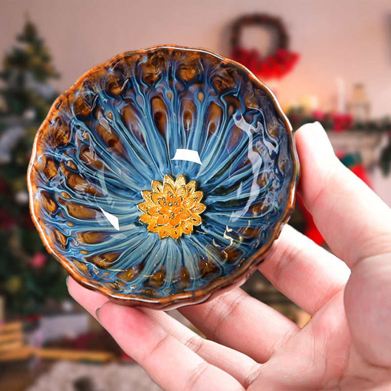 Prachtige Theekopje met 3D Patronen