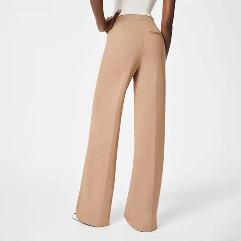 🔥 NIEUW! 50% KORTING 💕 Dames Broek met Wijde Pijpen – Buikondersteuning & Stijlvolle Knopen ✨ Perfect voor Werk, Uitgaan & Dagelijks Gebruik