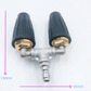 🔥Roestvrijstalen Dual Turbo Nozzle voor hogedrukreiniger