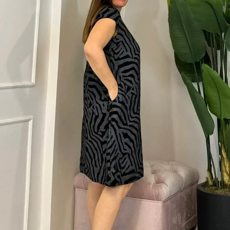 ✨2025 Nieuwe Boho Vintage Casual Bedrukte Jurk💃