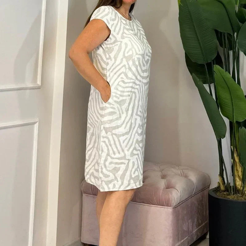 ✨2025 Nieuwe Boho Vintage Casual Bedrukte Jurk💃