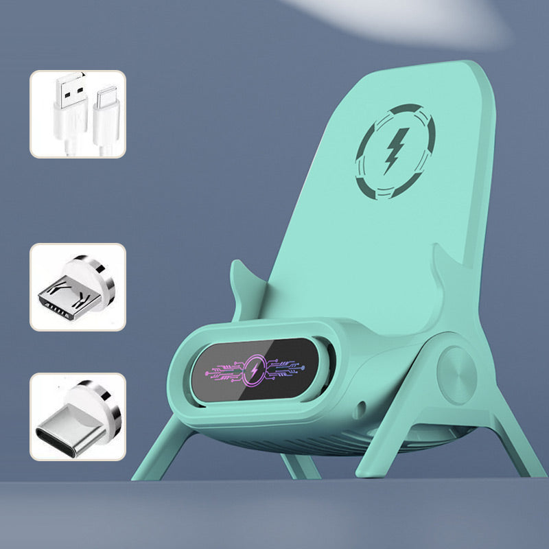 🔥 59% KORTING 🎁 Multifunctionele draadloze snellader met telefoonstandaard