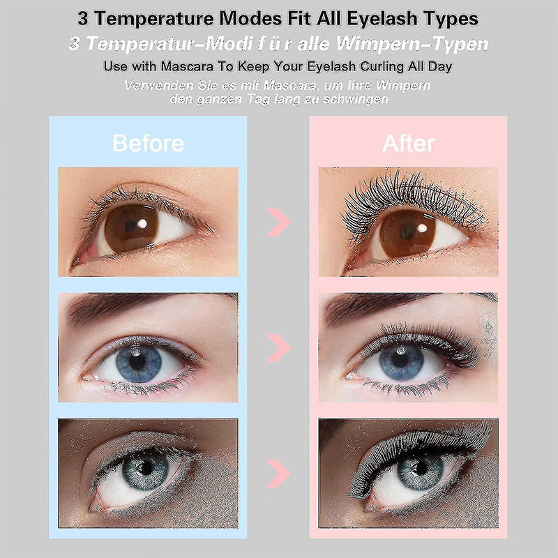 Hete Uitverkoop 49% UIT🔥Oplaadbare Verwarmde Wimperkruller voor Snel Verwarmen Krullen