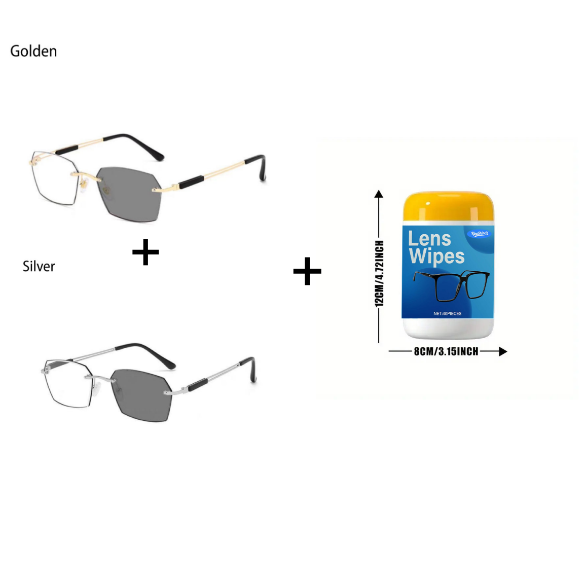 Nieuwe productpromotie 50% korting🔥2-in-1 Fotochromatische Blauw Licht Blokkerende Leesbril