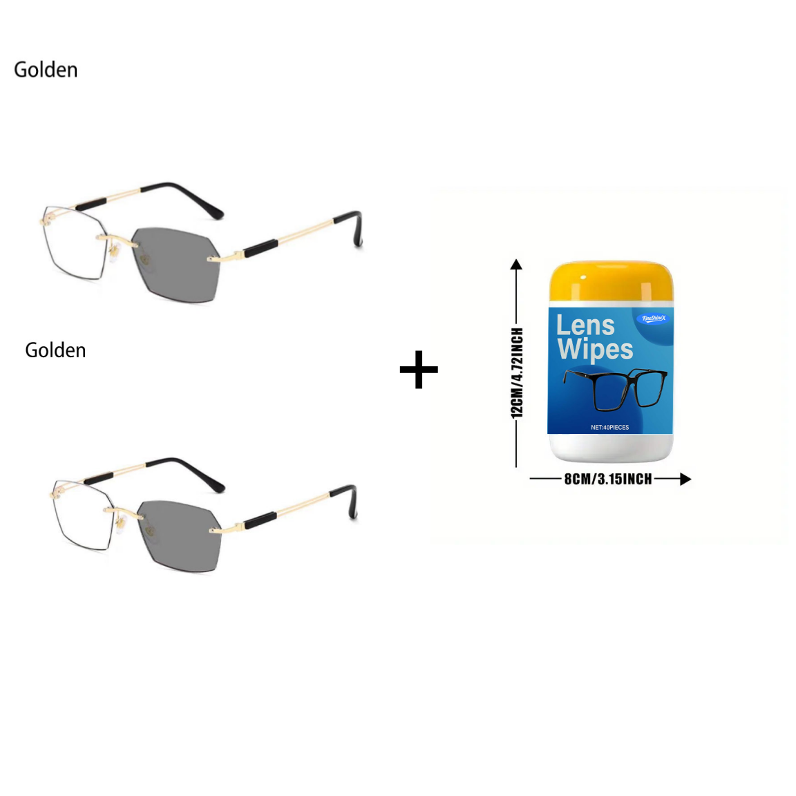 Nieuwe productpromotie 50% korting🔥2-in-1 Fotochromatische Blauw Licht Blokkerende Leesbril