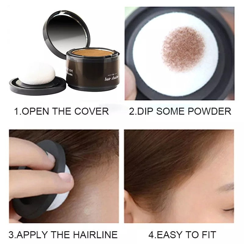 ✨Koop 1 krijg 1 gratis🙆‍♀️Hairline Powder camoufleert onmiddellijk haaruitval, Root Touch Up Hair Powder