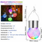 Multicolour Crackle Glas Hangende Solarlampen