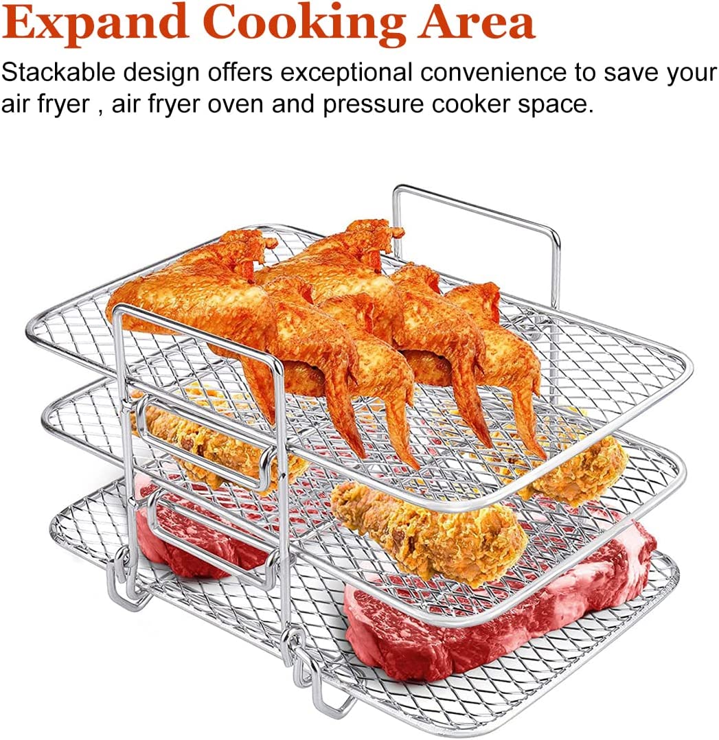 Dual -Basket Fried Rack