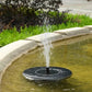 💧 NU 60% KORTING! ☀️ Fonteinpomp op zonne-energie voor vogelbad – 1,4W zonnepaneel, 4 sproeiers en dompelpomp voor vijver, tuin en zwembad 🐦