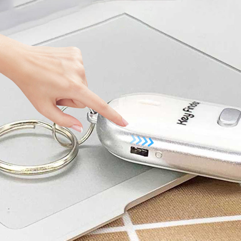 🎁Een gratis fluitje,Fluitgestuurde Sensor Sleutelvinder Sleutelhanger