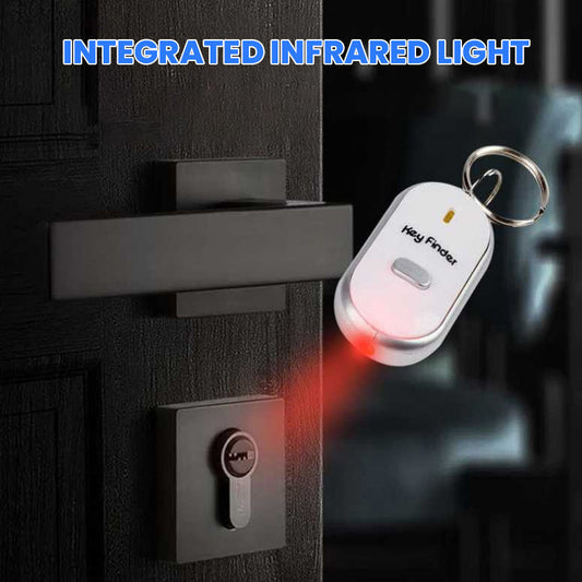 🎁Een gratis fluitje,Fluitgestuurde Sensor Sleutelvinder Sleutelhanger