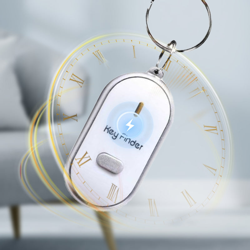 🎁Een gratis fluitje,Fluitgestuurde Sensor Sleutelvinder Sleutelhanger