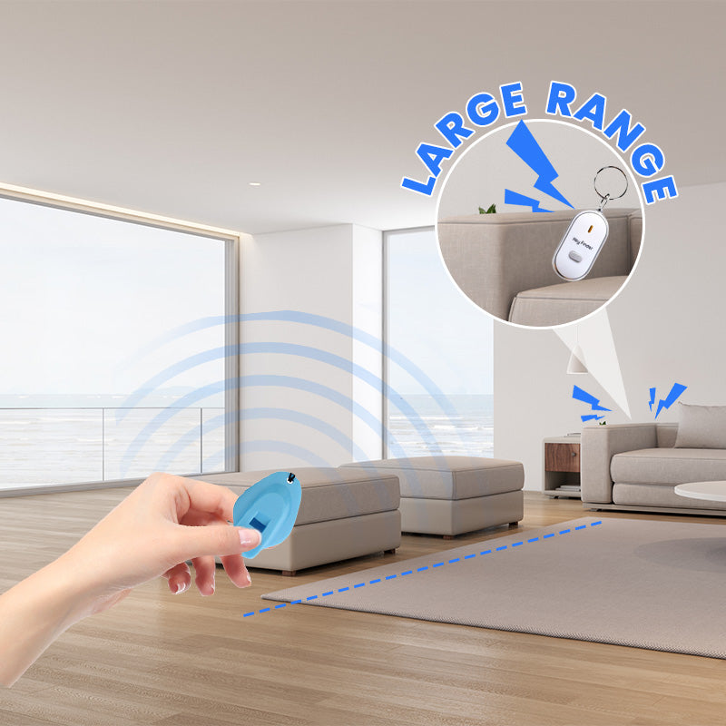 🎁Een gratis fluitje,Fluitgestuurde Sensor Sleutelvinder Sleutelhanger