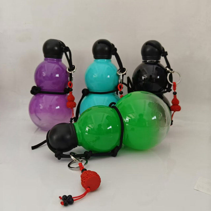 Retro waterfles in kalebasvorm voor sport en reizen